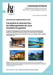Vignette CP Jura Tourisme Hebergements 2023 04 11
